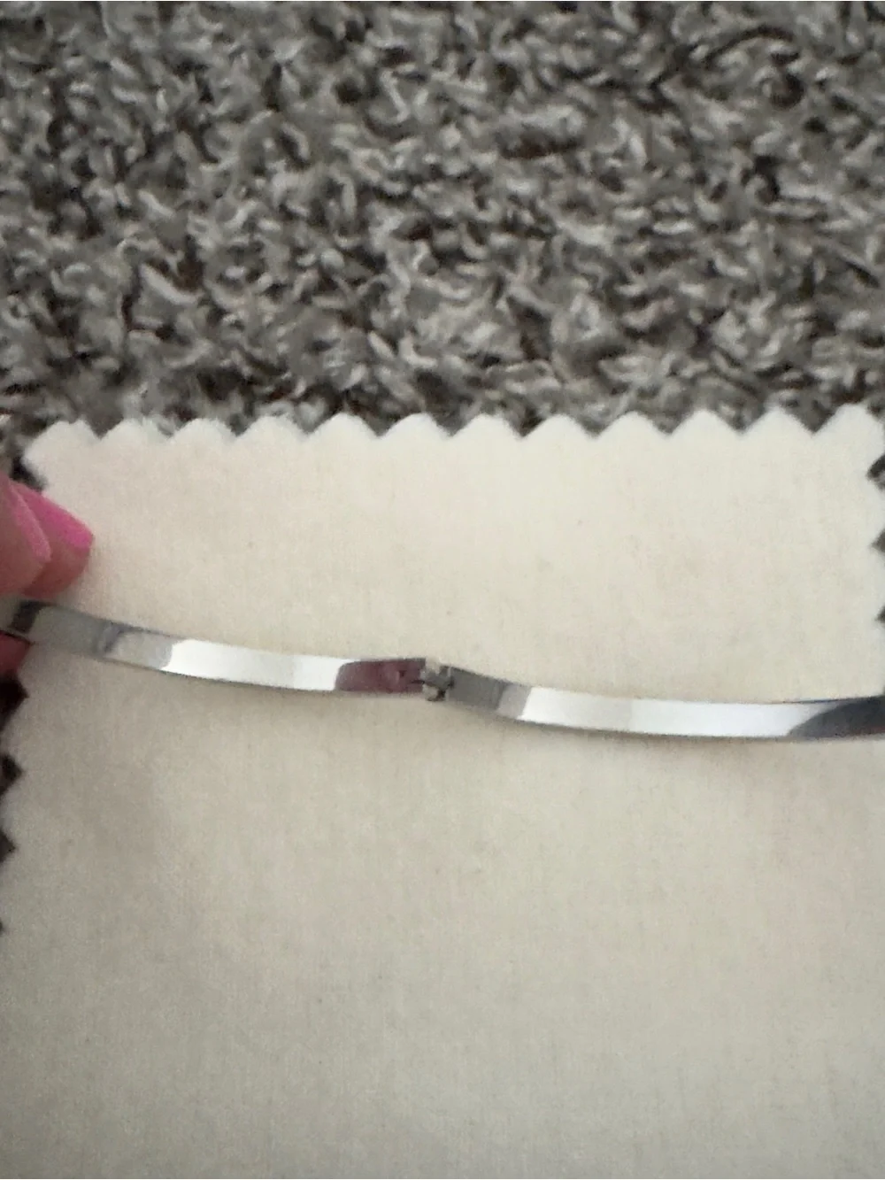 Simple Silver Cuff Bracelet